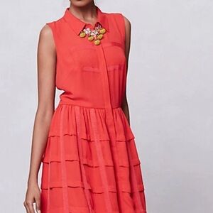 Sachin + Babi Vibrant Red Midi Dress